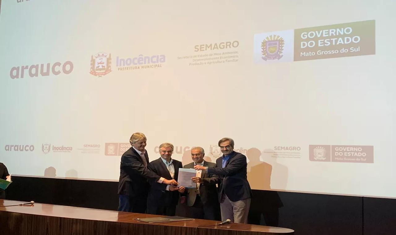 Grupo chileno vai investir R$ 15 bilhões para construir a quinta fábrica de celulose de MS