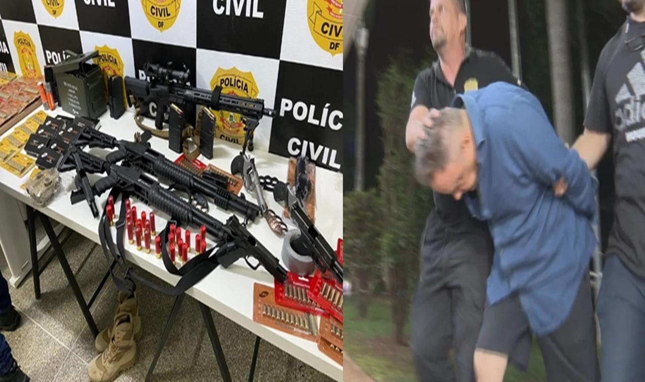 Bolsonarista é preso por montar explosivo em Brasília