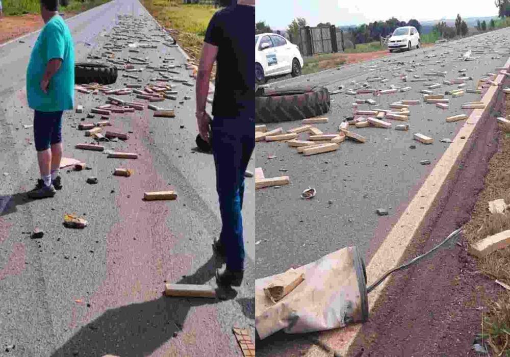 Acidente mata uma pessoa na MS-164 e deixa carga de maconha espalhada pela rodovia