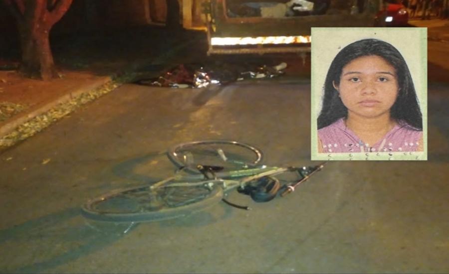 Mulher morre após ser atropelada por caminhão de coleta de lixo no bairro Paranapungá