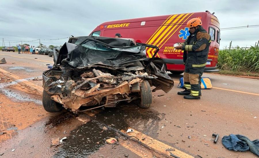 Antes de provocar acidente na BR-262 em Três Lagoas, motorista teria brigado com esposa