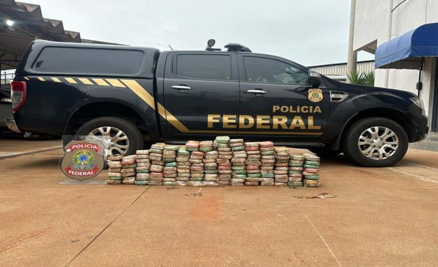 PF apreende 150kg de cocaína em Três Lagoas