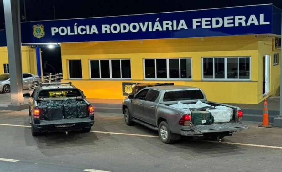 Mais de 1 tonelada de cocaína é apreendida pela PRF em caminhão frigorífico em Paranaíba