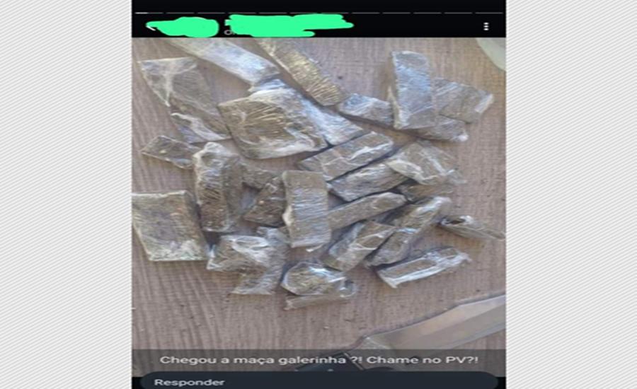Mulher é presa após postar propaganda de drogas na internet