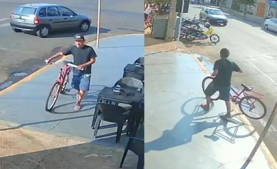 Três Lagoas - Acusado de furtar bicicleta em plena luz do dia é preso pela 1°DP