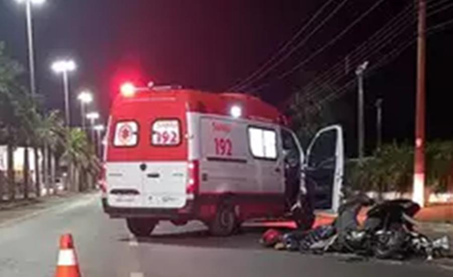 Jovens de 18 e 19 anos morrem em acidente entre moto e carreta em Três Lagoas
