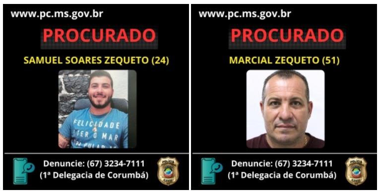 Polícia Civil pede apoio da população para localizar autores de duplo homicídio