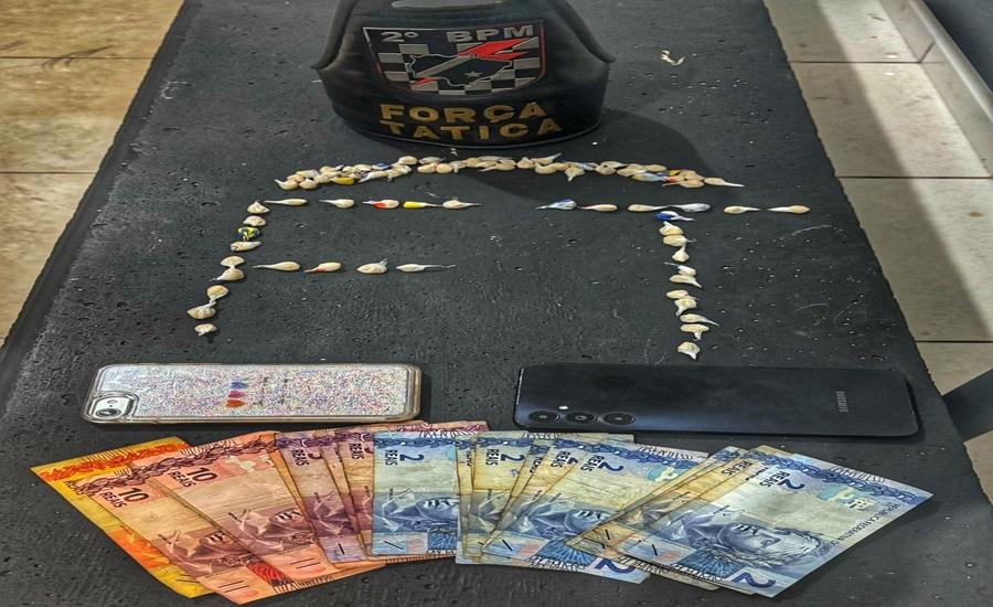 Polícia Militar em Três Lagoas apreende drogas e autora de tráfico de drogas