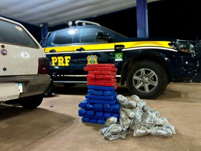 Polícia Rodoviária Federal apreende 50 kg de drogas em Três Lagoas (MS) e resgata um bebê durante a operação