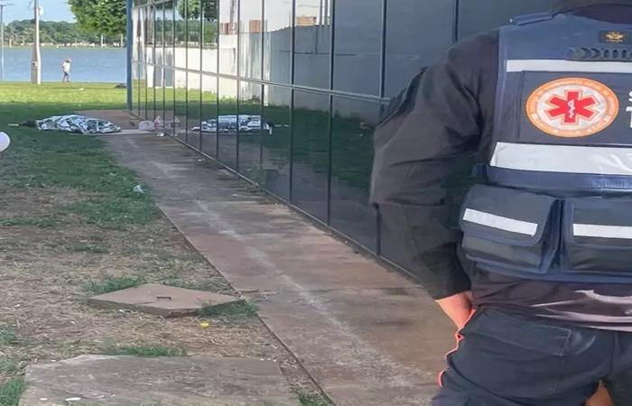 Corpo é encontrado ao lado da Biblioteca Municipal, na região da Lagoa Maior