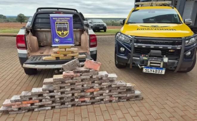 PMR apreende mais de 80 kg de cocaína em Três Lagoas