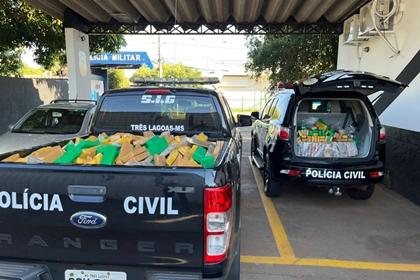 Polícia Civil incinera uma tonelada de drogas em Três Lagoas