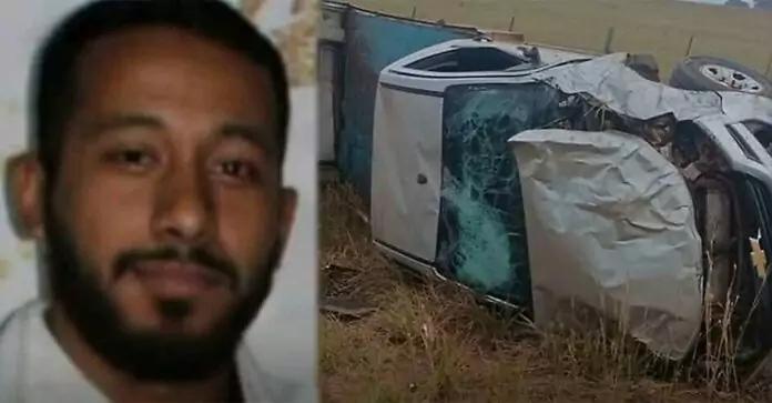 Trabalhador é arremessado de carro em capotamento e morre após ser internado em hospital em Três Lagoas