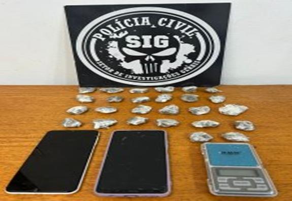 Polícia Civil fecha boca de fumo e prende homem em flagrante em Três Lagoas