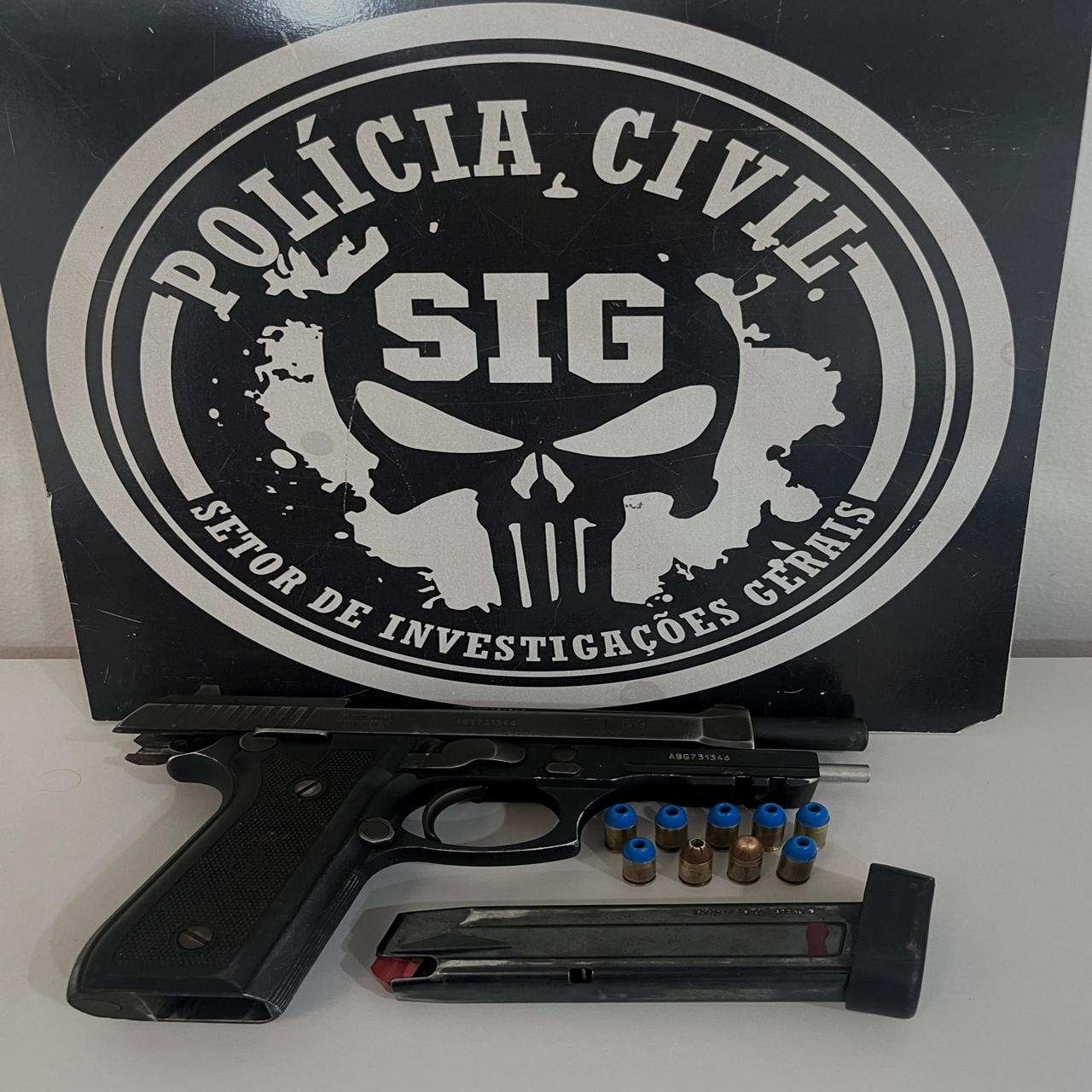 Polícia Civil prende indivíduo por posse ilegal de arma de fogo em Três Lagoas
