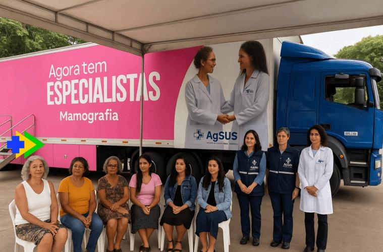 Carreta do SUS chegou em Três Lagoas com atendimentos e exames da Saúde da Mulher