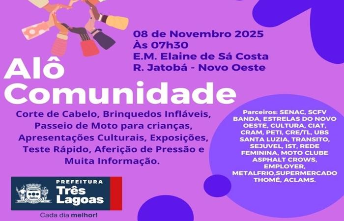 CRAS Ana Maria Moreira realiza evento comunitário “Alô Comunidade” neste sábado (08)
