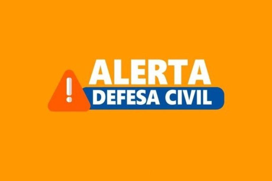 Defesa Civil de Três Lagoas alerta para risco de tempestades nesta segunda-feira