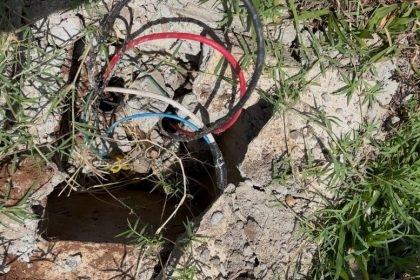 Fios elétricos são furtados no Parque Linear e Prefeitura realiza reparos