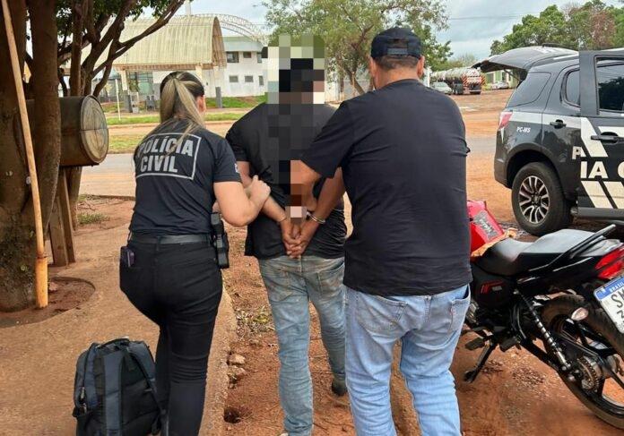 Polícia Civil prende homem suspeito de tentativa de feminicídio em Três Lagoas