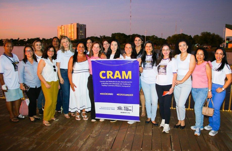 CRAM encerra “16 Dias de Ativismo pelo Fim da Violência contra as Mulheres” com ação no Deck da Lagoa Maior