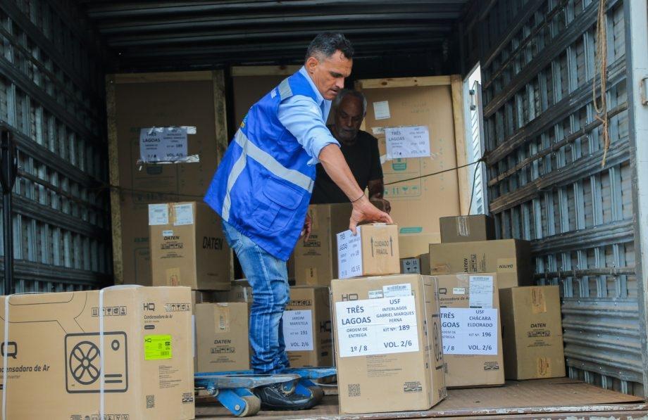Prefeitura de Três Lagoas recebe kits para modernização das salas de vacina das USFs pelo Governo do Estado do MS
