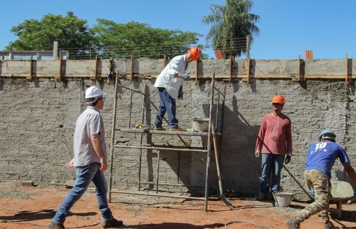 Obra da USF Miguel Nunes continua avançando