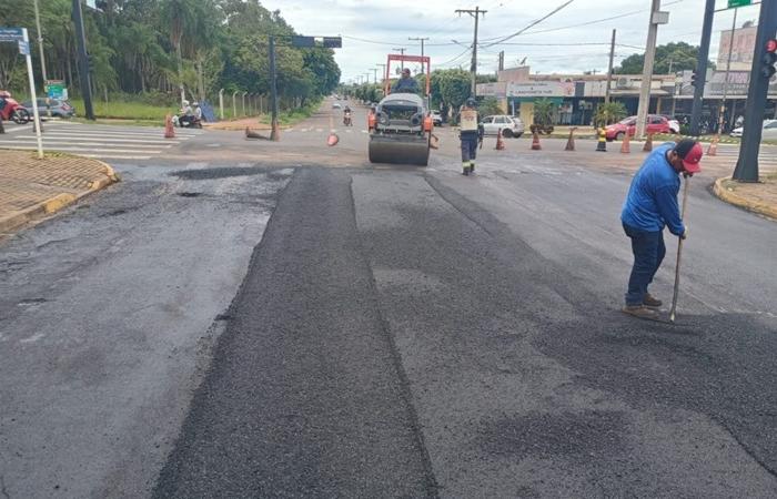 PLANEJAMENTO – Trecho da Avenida Jary Mercante recebe recapeamento