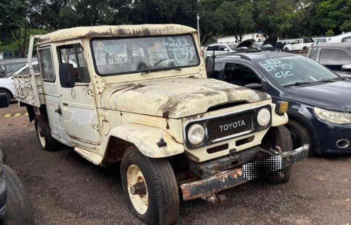 Detran-MS abre leilão com 182 veículos e Toyota Bandeirante a partir de R$ 1,9 mil