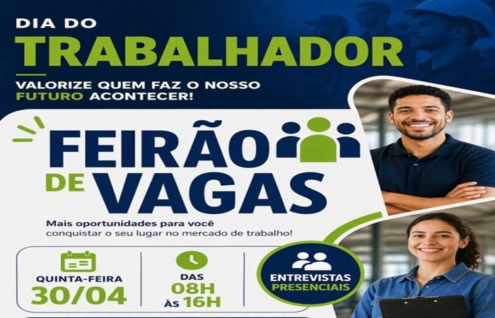 É HOJE – Feirão de Vagas da Casa do Trabalhador acontece nesta quinta (30)