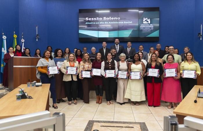 Câmara de Três Lagoas presta homenagem aos profissionais do Serviço Social