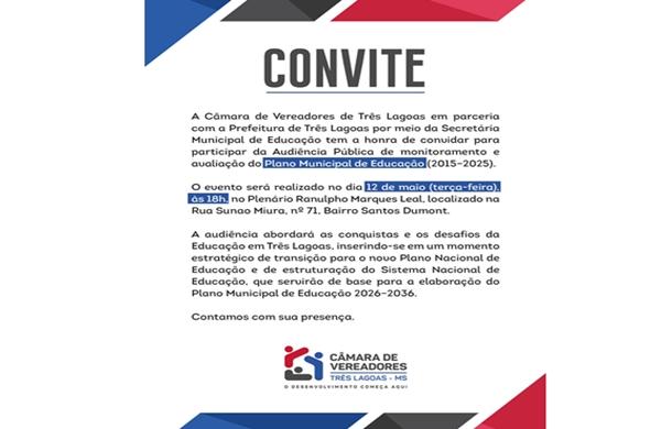 Câmara e prefeitura realizam audiência para debater conquistas e desafios na educação
