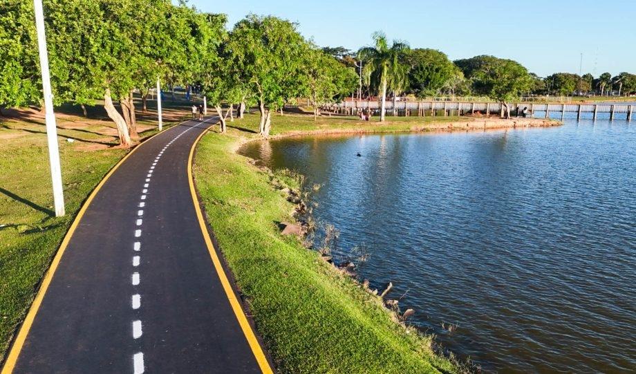 Após recapeamento, pista da Lagoa ganha nova sinalização viária