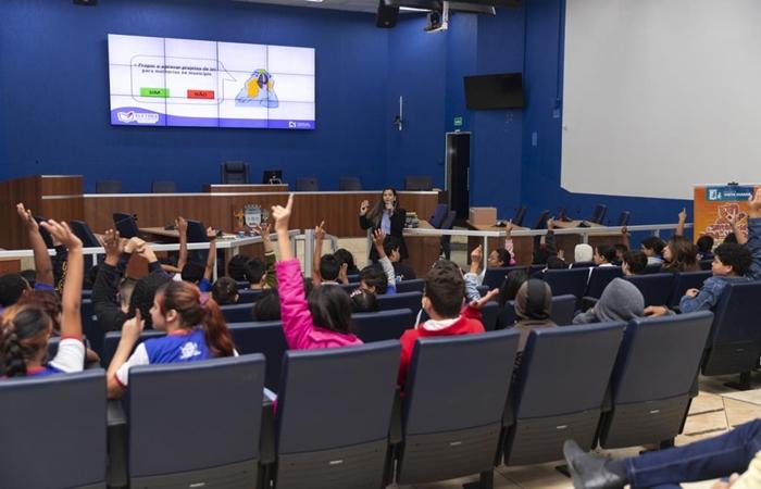 Câmara recebe alunos da EM Elson Lot Rigo para Visita Guiada