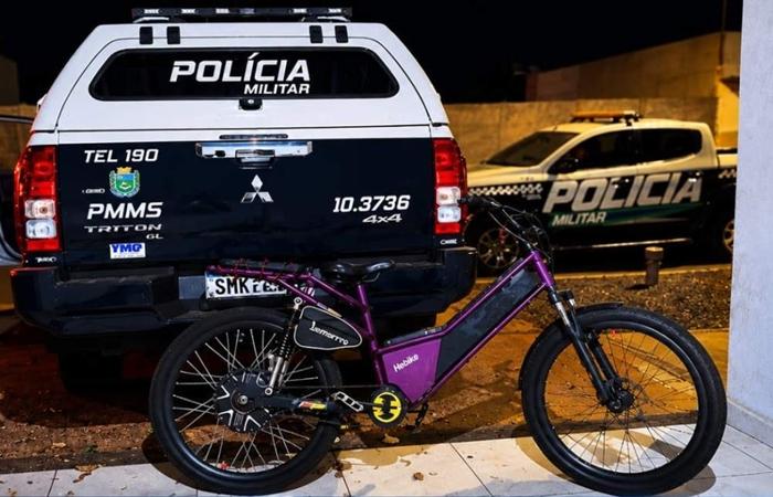 Adolescente é apreendido por receptação e PM recupera bicicleta elétrica furtada em Três Lagoas