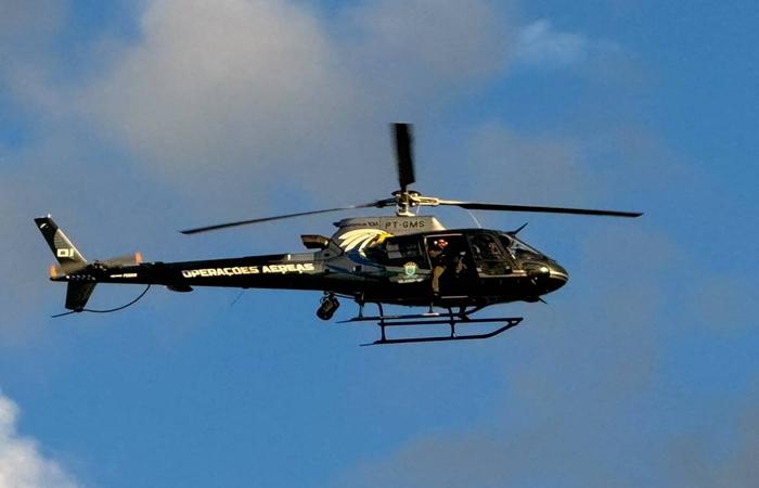Com auxílio de helicópteros, operação contra crime organizado cumpre mandados em MS