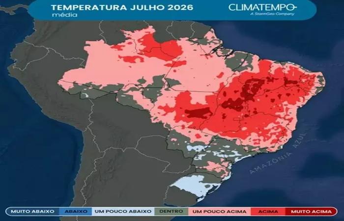 Julho em MS terá frio em ondas, intercalado com tempo seco