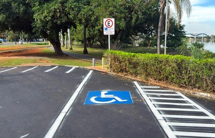 Prefeitura conclui pavimentação de estacionamento da Lagoa Maior e entrega novas estruturas de acessibilidade