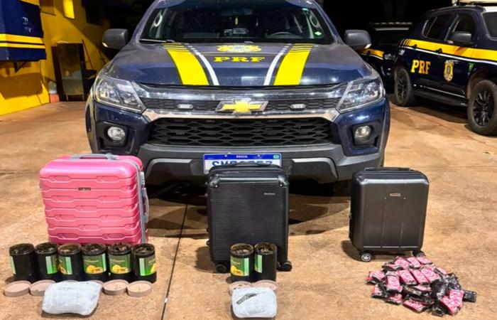 PRF intercepta carga de drogas e três mulheres acabam presas na BR 262 em Três Lagoas