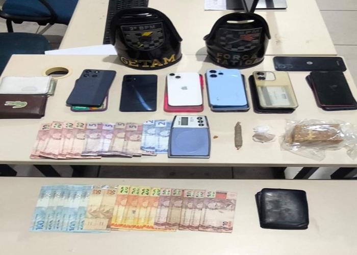 Denúncia leva PM a prender três suspeitos por tráfico em Três Lagoas