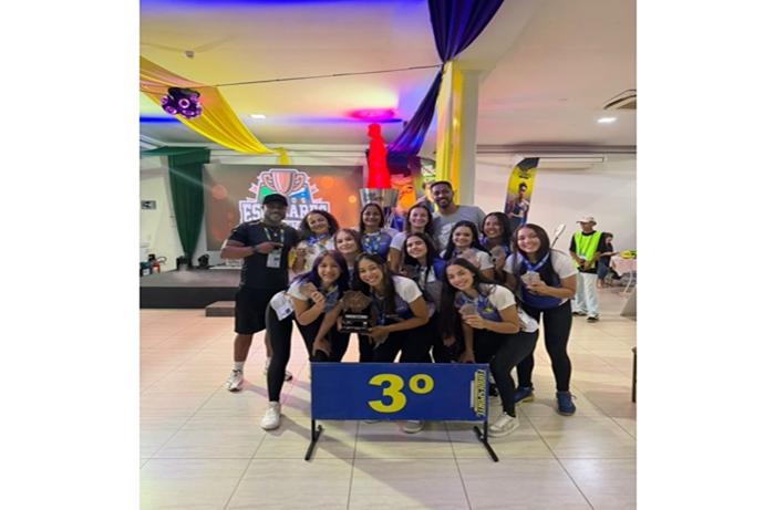 Equipe feminina de vôlei conquista 3º lugar nos Jogos Escolares da Juventude de MS