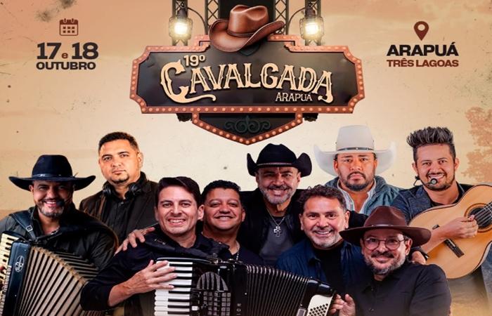 19ª Cavalgada do Arapuá acontece neste fim de semana com grandes atrações