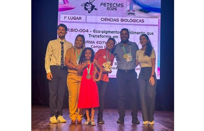Alunos da Escola Elaine de Sá Costa se destacam em premiação estadual e levam o nome de Três Lagoas ao pódio