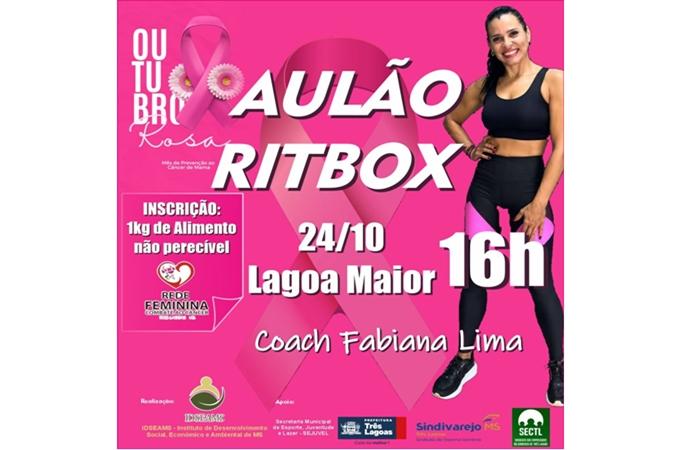 Prefeitura convida população para aulão de Ritbox em alusão ao Outubro Rosa