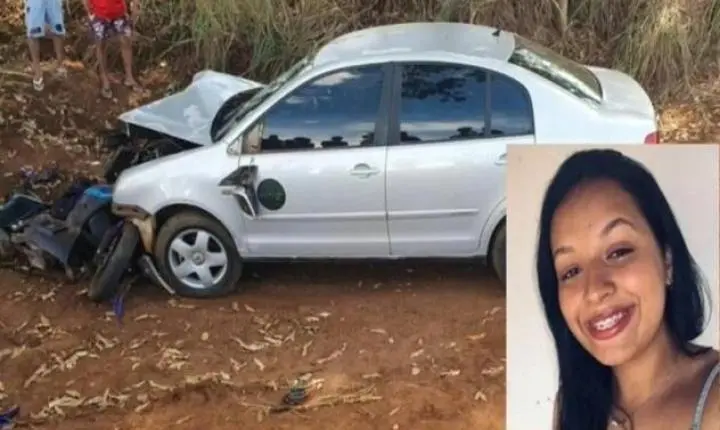 Acidente brutal terminou com a morte de Amanda da Silva Bonifácio, de 23 anos, na MS 377