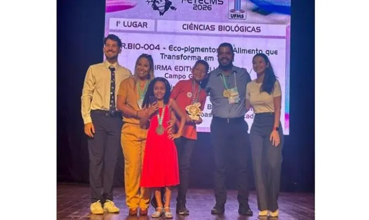 Alunos da Escola Elaine de Sá Costa se destacam em premiação estadual e levam o nome de Três Lagoas ao pódio