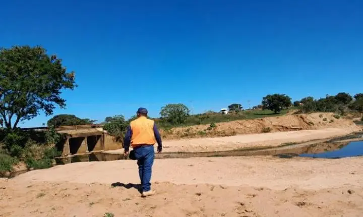 Defesa Civil realiza inspeção preventiva nos córregos Onça e Jardim Brasília