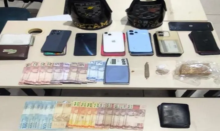 Denúncia leva PM a prender três suspeitos por tráfico em Três Lagoas