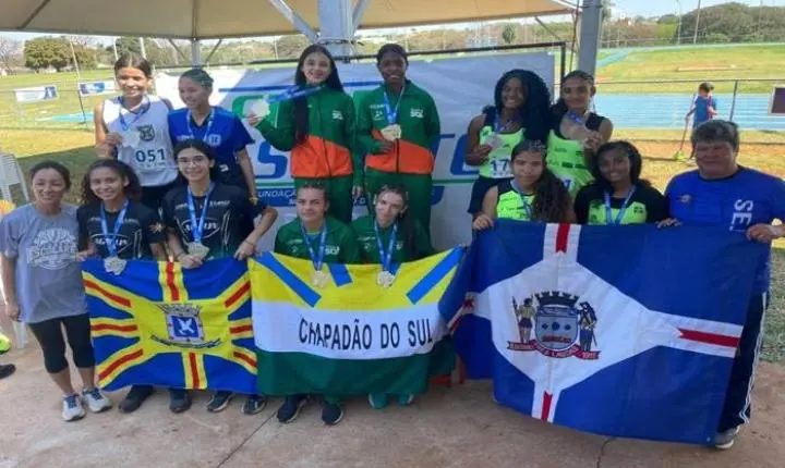 Equipe de atletismo da Sejuvel garante 3º lugar nos Jogos Escolares da Juventude
