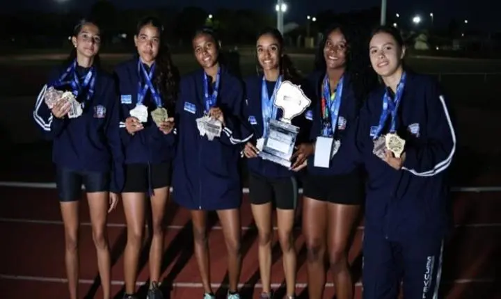 Equipe de atletismo feminino de Três Lagoas é campeã nos Jogos Escolares da Juventude de MS Fase Regional 1